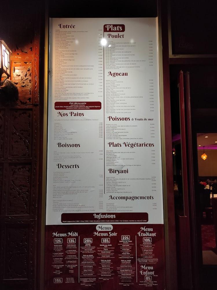 Jardin du Kohistan - Menu Image 1