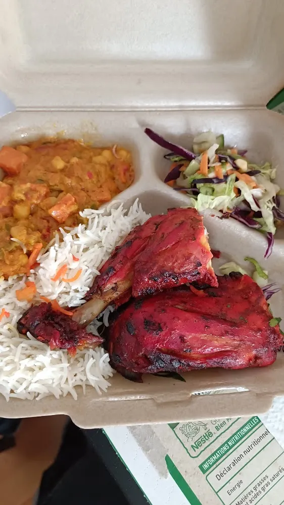 Poulet Tandoori Cuit À la Broche